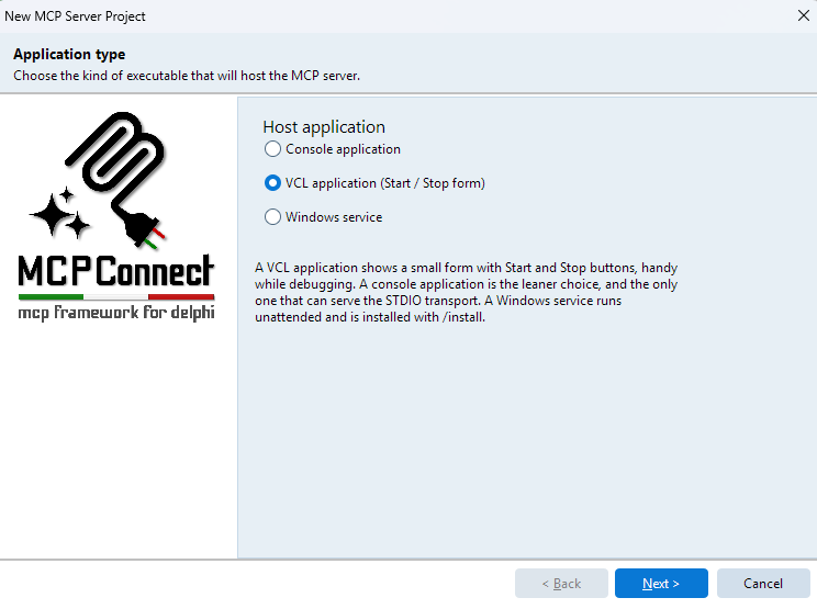 MCPConnect IDE Wizard